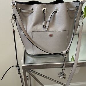 Michael Kors Pre-Loved Gray Bucket Bag